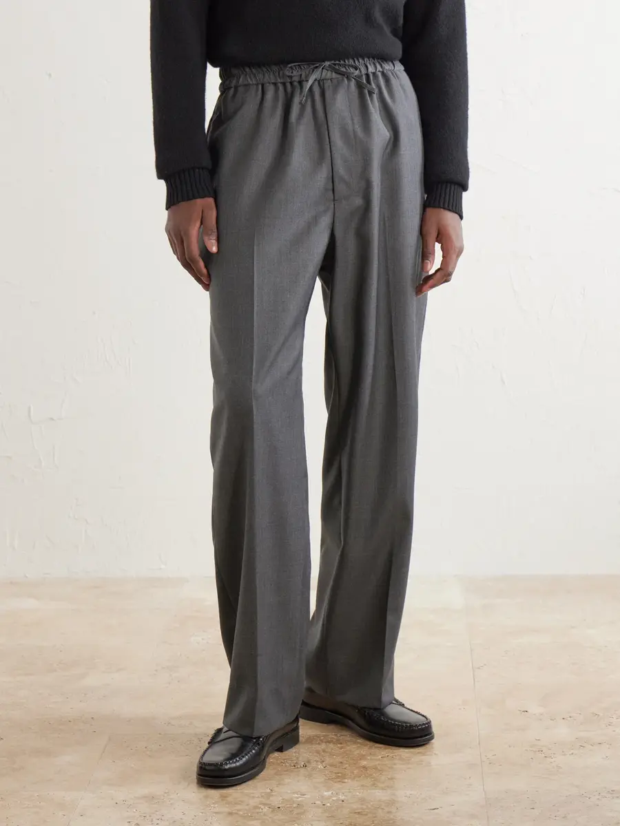 OFFICINE GÉNÉRALE Nilson Straight-Leg Wool, Cashmere and Silk-Blend Suit Trousers - Men | Thumbnail 3 OFFICINE GÉNÉRALE Nilson Straight-Leg Wool, Cashmere and Silk-Blend Suit Trousers - Men | Thumbnail 3