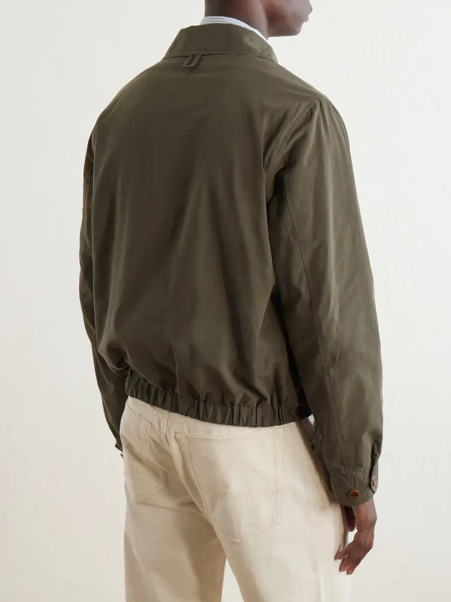 Drake's Cotton-Twill Blouson Jacket - Men | Thumbnail 4 Drake's Cotton-Twill Blouson Jacket - Men | Thumbnail 4