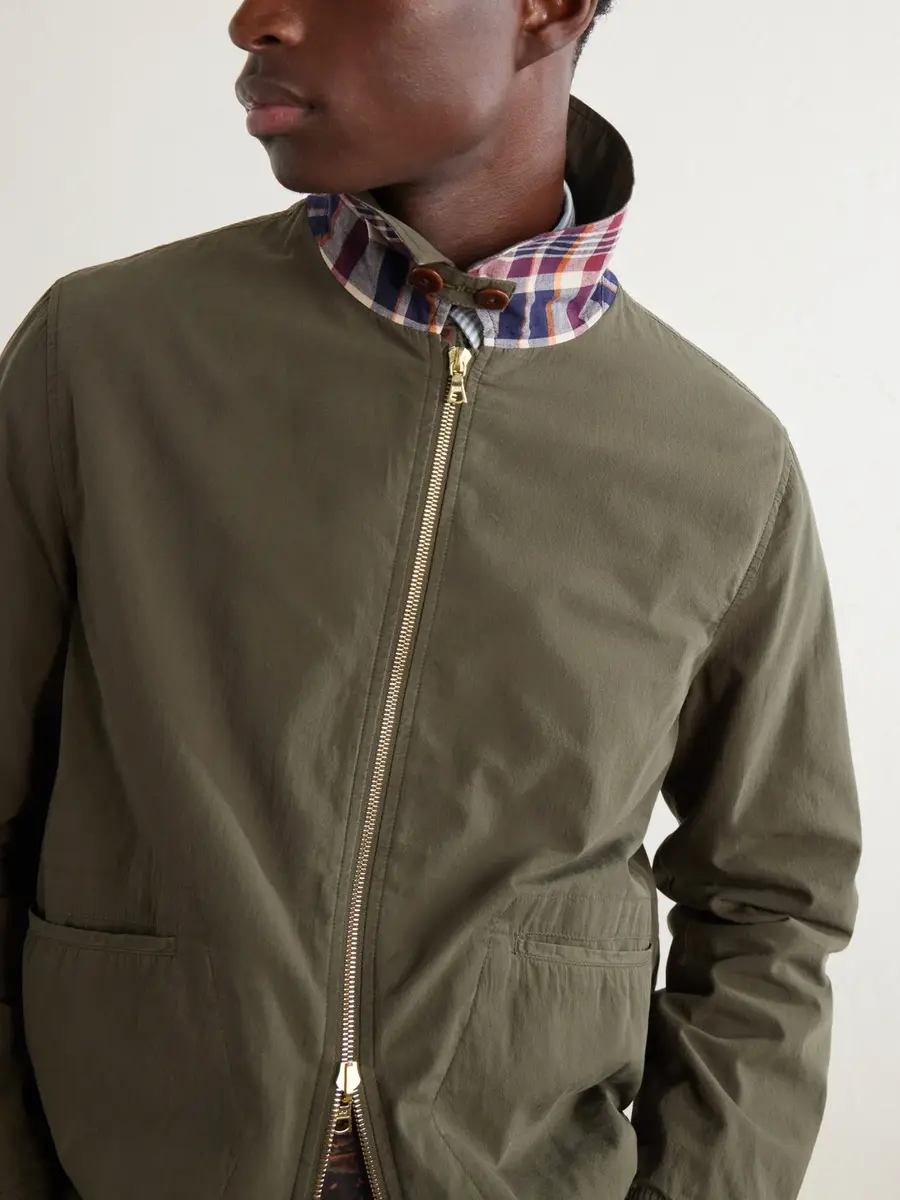 Drake's Cotton-Twill Blouson Jacket - Men | Thumbnail 5 Drake's Cotton-Twill Blouson Jacket - Men | Thumbnail 5