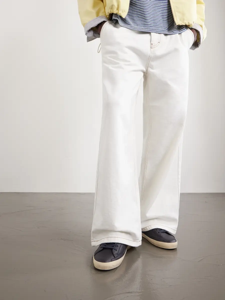 Golden Goose Super-Star Distressed Full-Grain Leather Sneakers - Men | Thumbnail 2