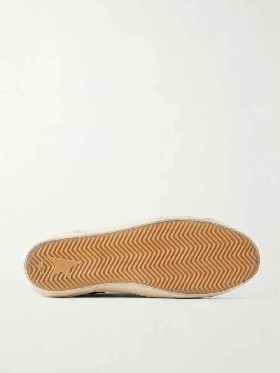 Golden Goose Super-Star Distressed Full-Grain Leather Sneakers - Men | Thumbnail 3