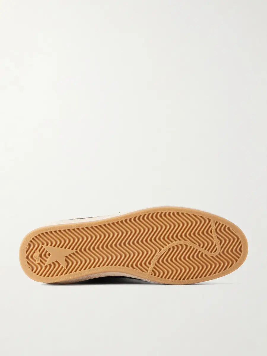 Golden Goose Ball Star Distressed Leather Sneakers - Men | Thumbnail 3