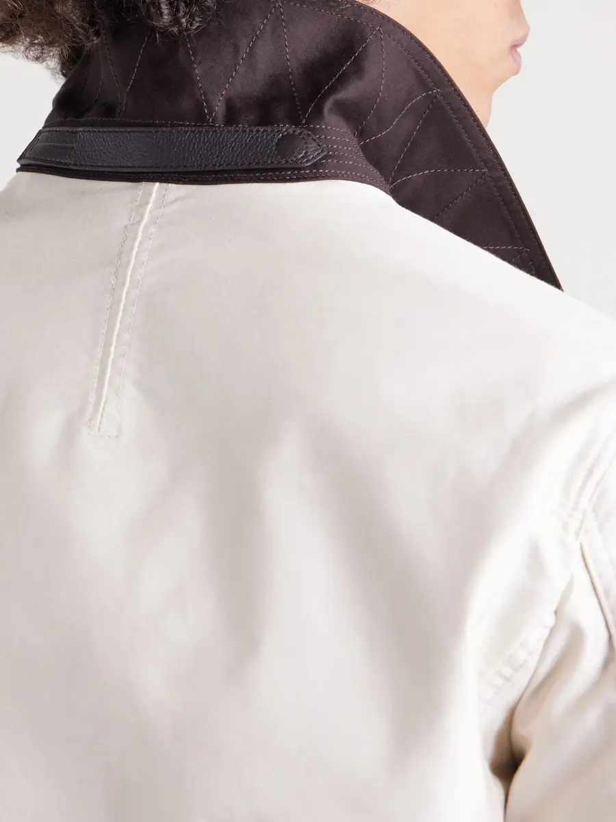 Tom Ford Slim-Fit Cotton-Satin Blouson Jacket - Men | Thumbnail 6 Tom Ford Slim-Fit Cotton-Satin Blouson Jacket - Men | Thumbnail 6