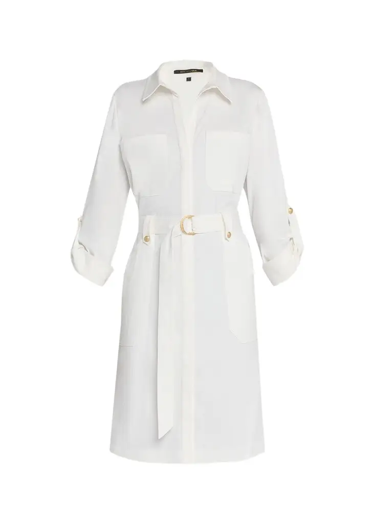 Caryss Belted A-Line Shirtdress Caryss Belted A-Line Shirtdress