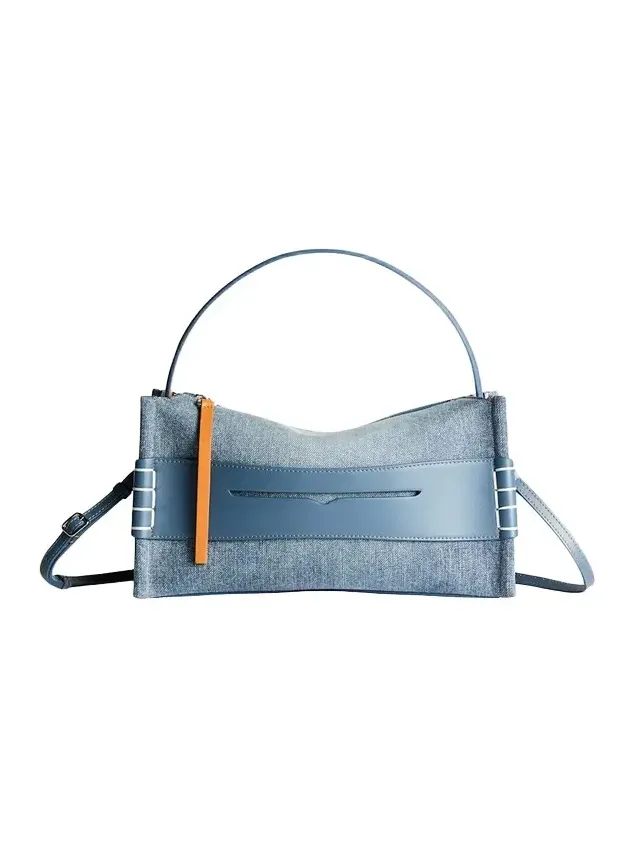JW Anderson Loafer Denim Penny Keeper Top-Handle Bag