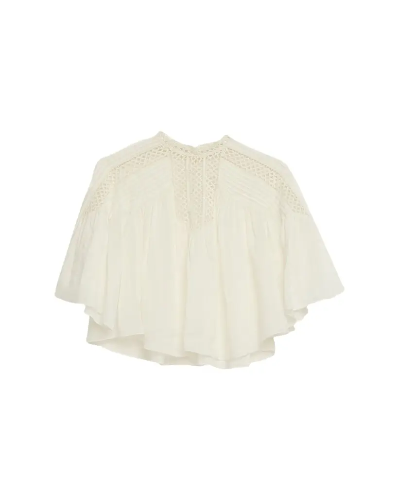Etoile Isabel Marant Parina Embroidered Georgette Top