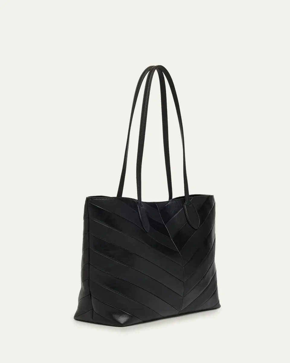 Valentino Garavani Panthea Medium Chevron Leather Tote Bag | Thumbnail 3 Valentino Garavani Panthea Medium Chevron Leather Tote Bag | Thumbnail 3