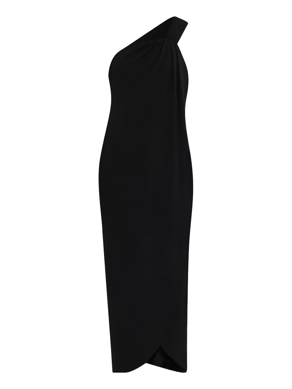 Xaden Draped One-Shoulder Crepe Maxi Dress Xaden Draped One-Shoulder Crepe Maxi Dress