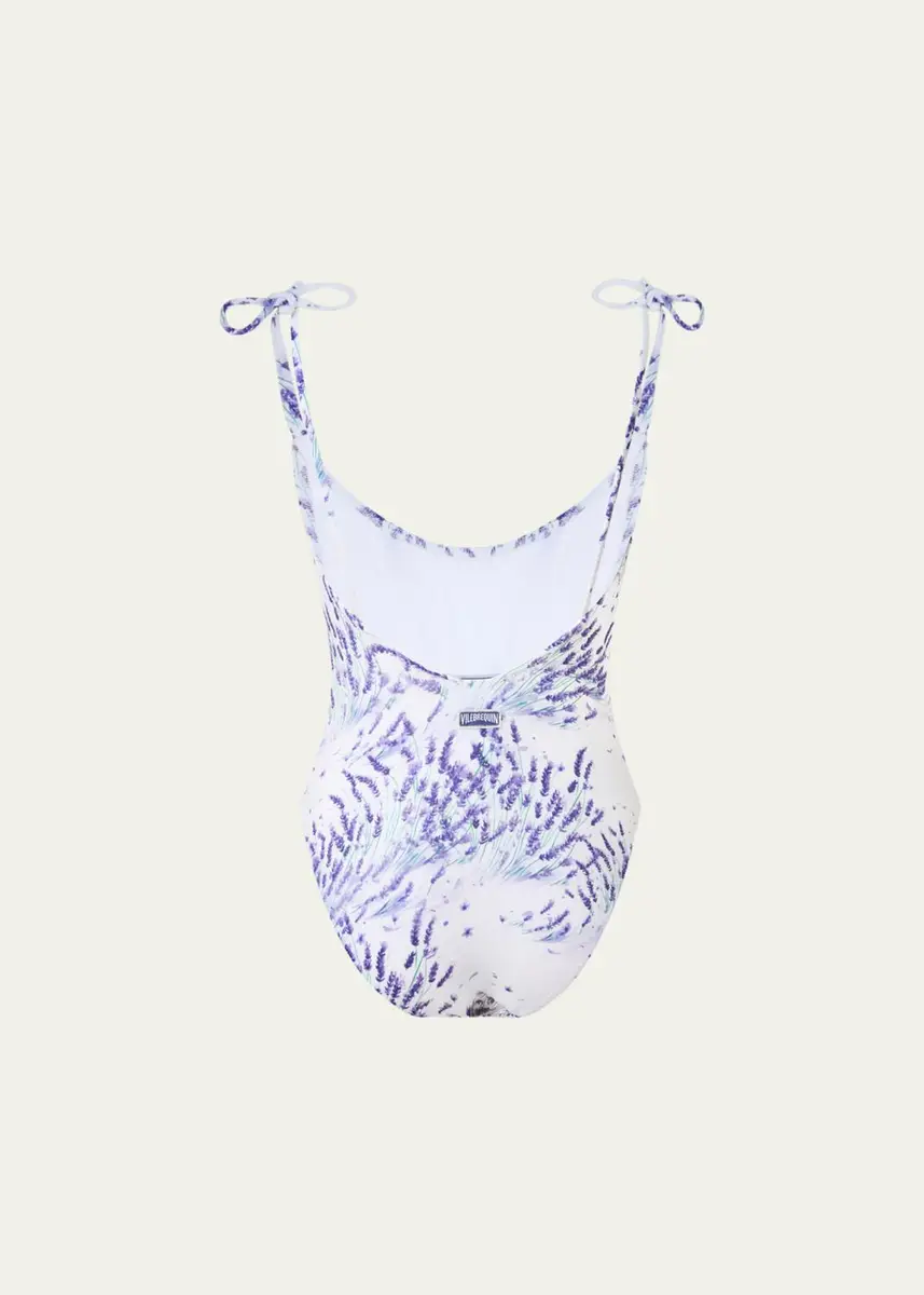 Vilebrequin Girl's Lavender One-Piece Swimsuit | Thumbnail 2