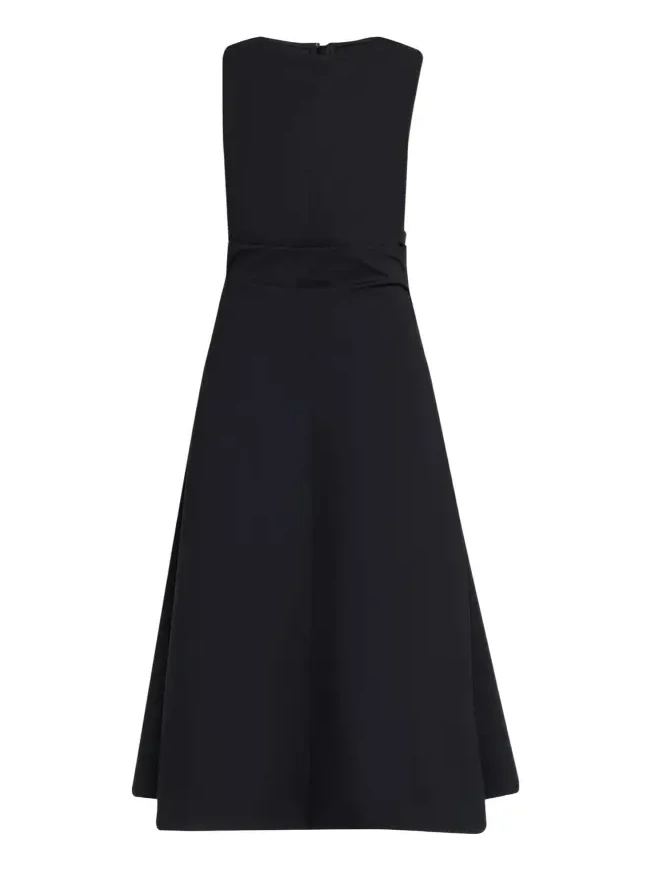 Anoushka Ruched Poplin Maxi Dress