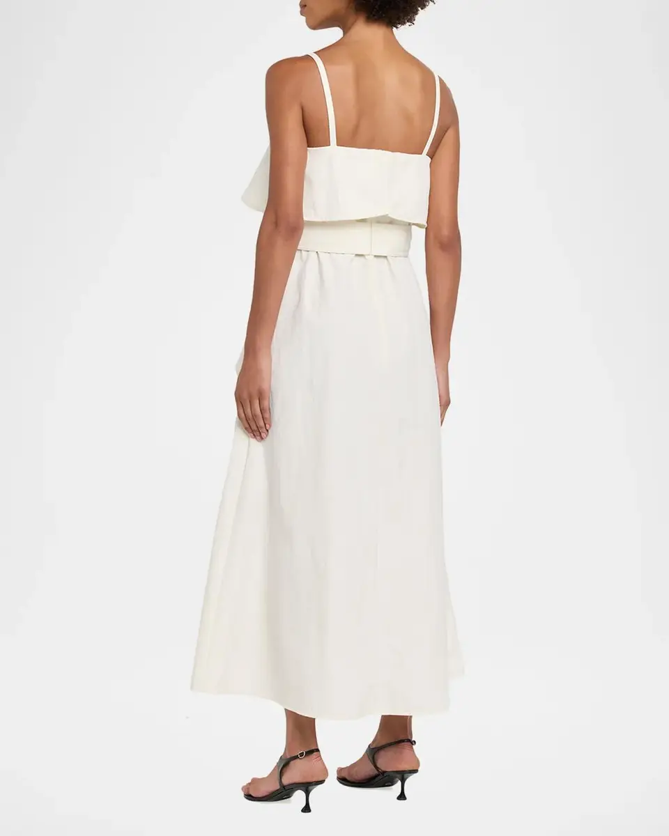 Proenza Schouler White Label Reign Washed Cotton Midi Dress | Thumbnail 3