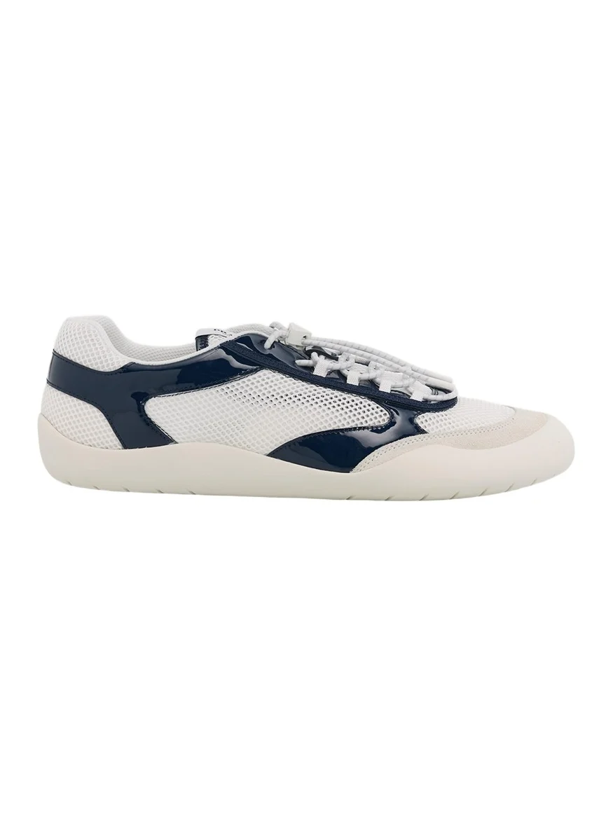 Prada Men's Speedrock Leather and Mesh Sneakers