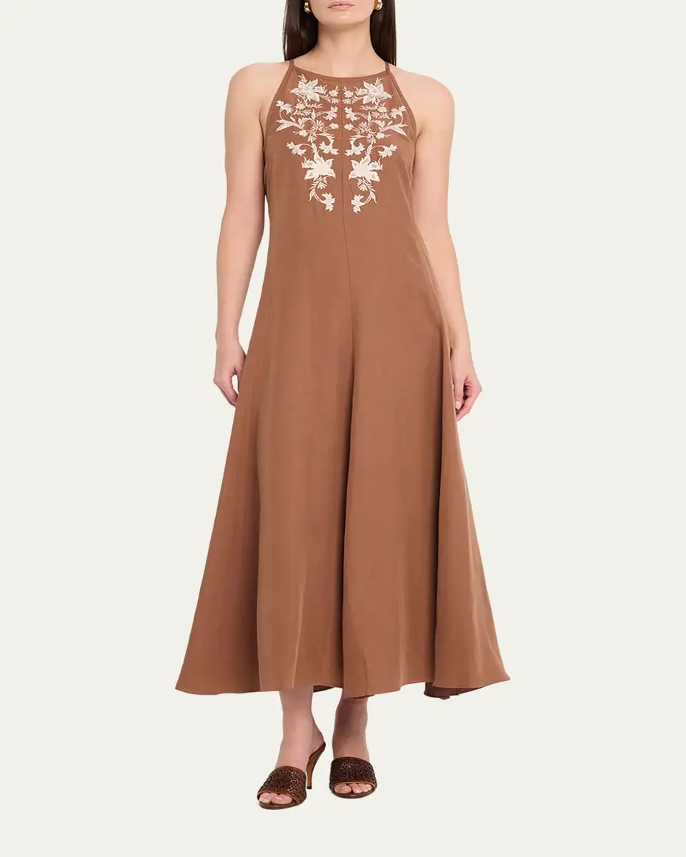 Kobi Halperin Regina Embroidered Maxi Dress | Thumbnail 2