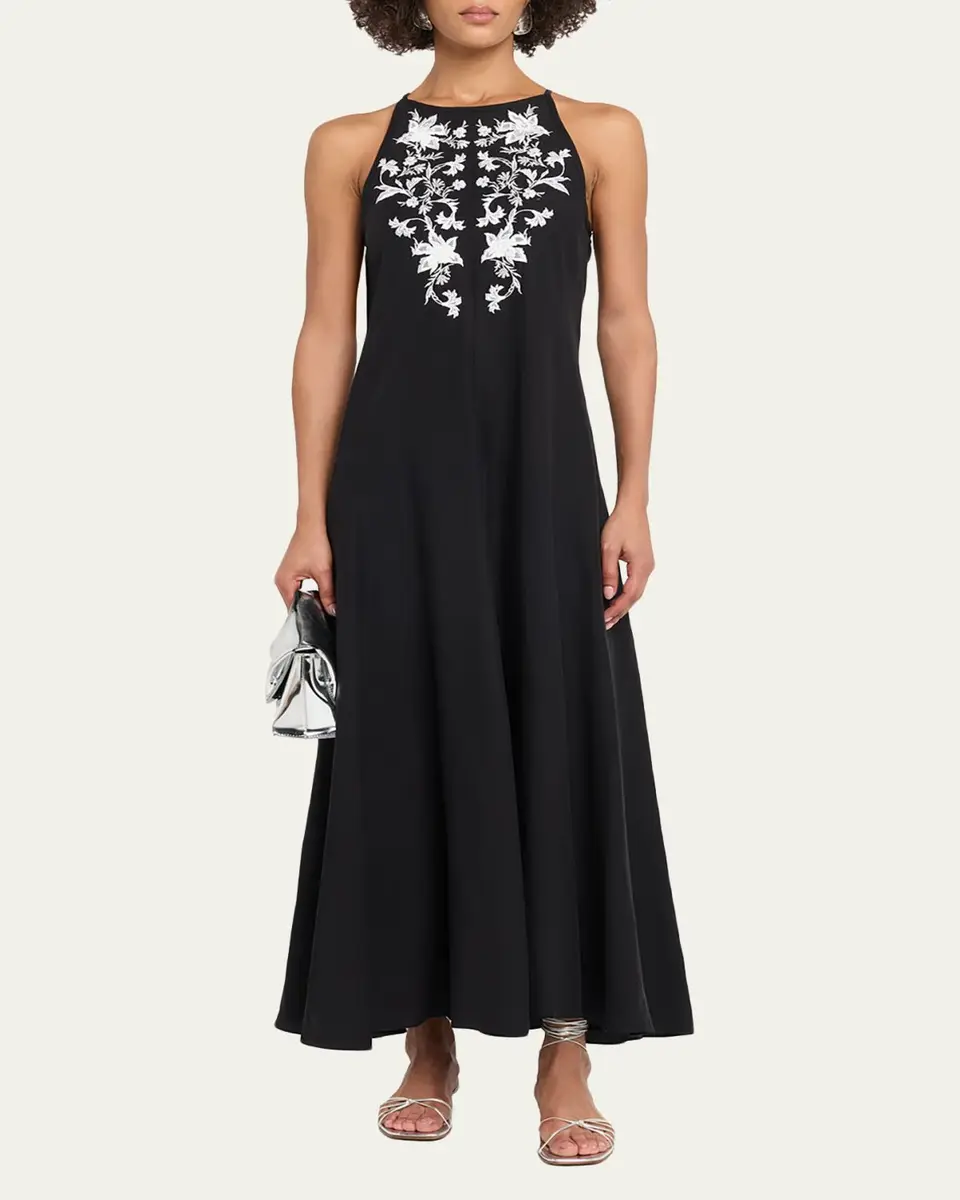 Kobi Halperin Regina Embroidered Maxi Dress | Thumbnail 6