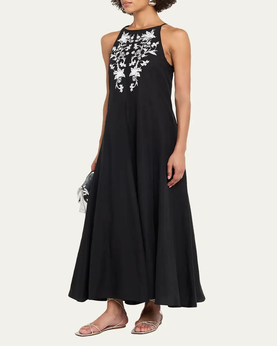Kobi Halperin Regina Embroidered Maxi Dress | Thumbnail 8