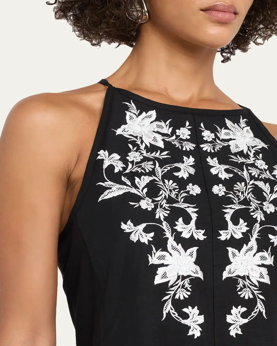 Kobi Halperin Regina Embroidered Maxi Dress | Thumbnail 9