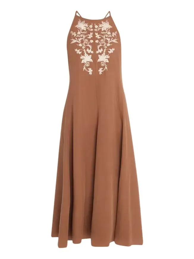 Regina Embroidered Maxi Dress