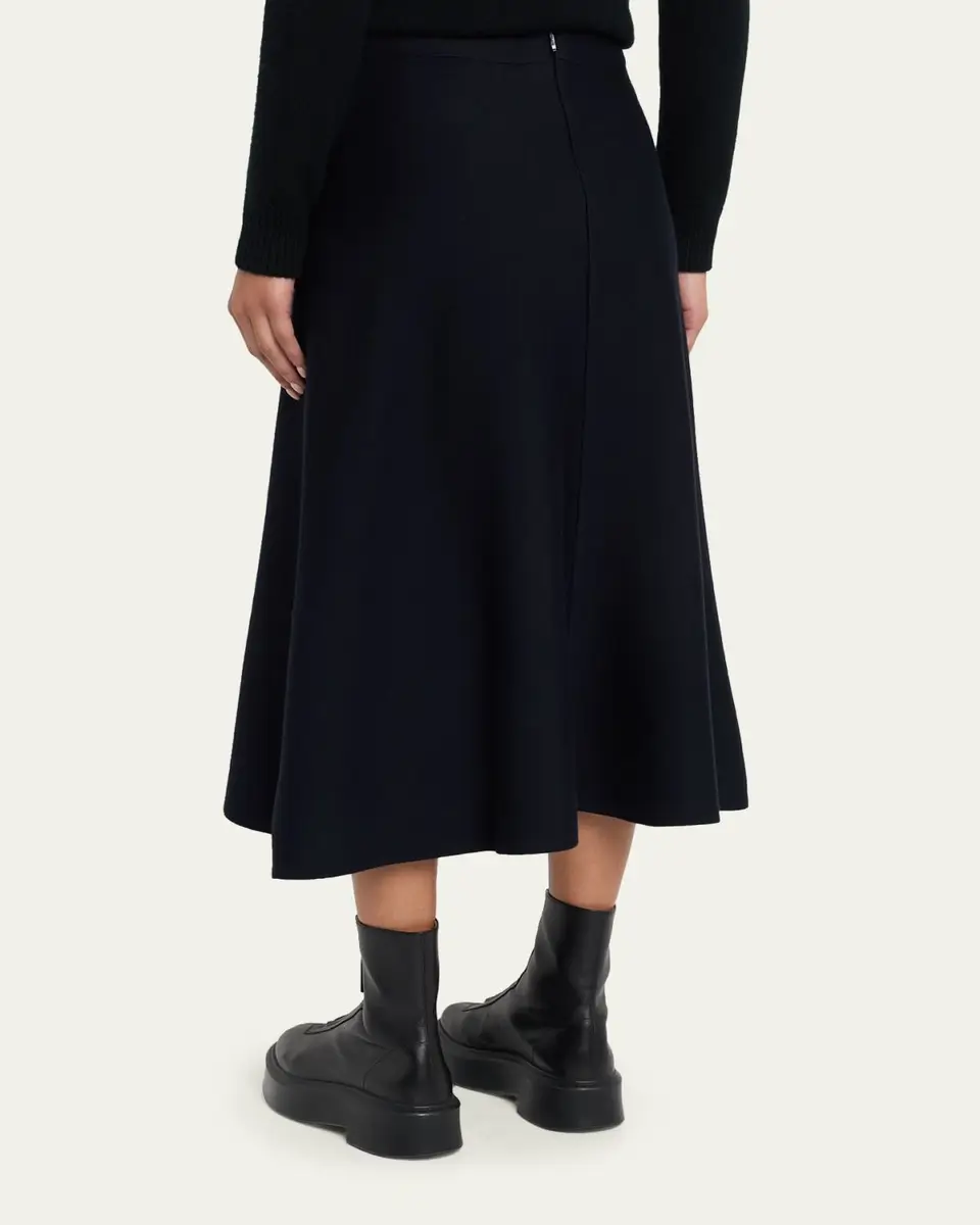 Moncler Wool Knit Midi Skirt | Thumbnail 3
