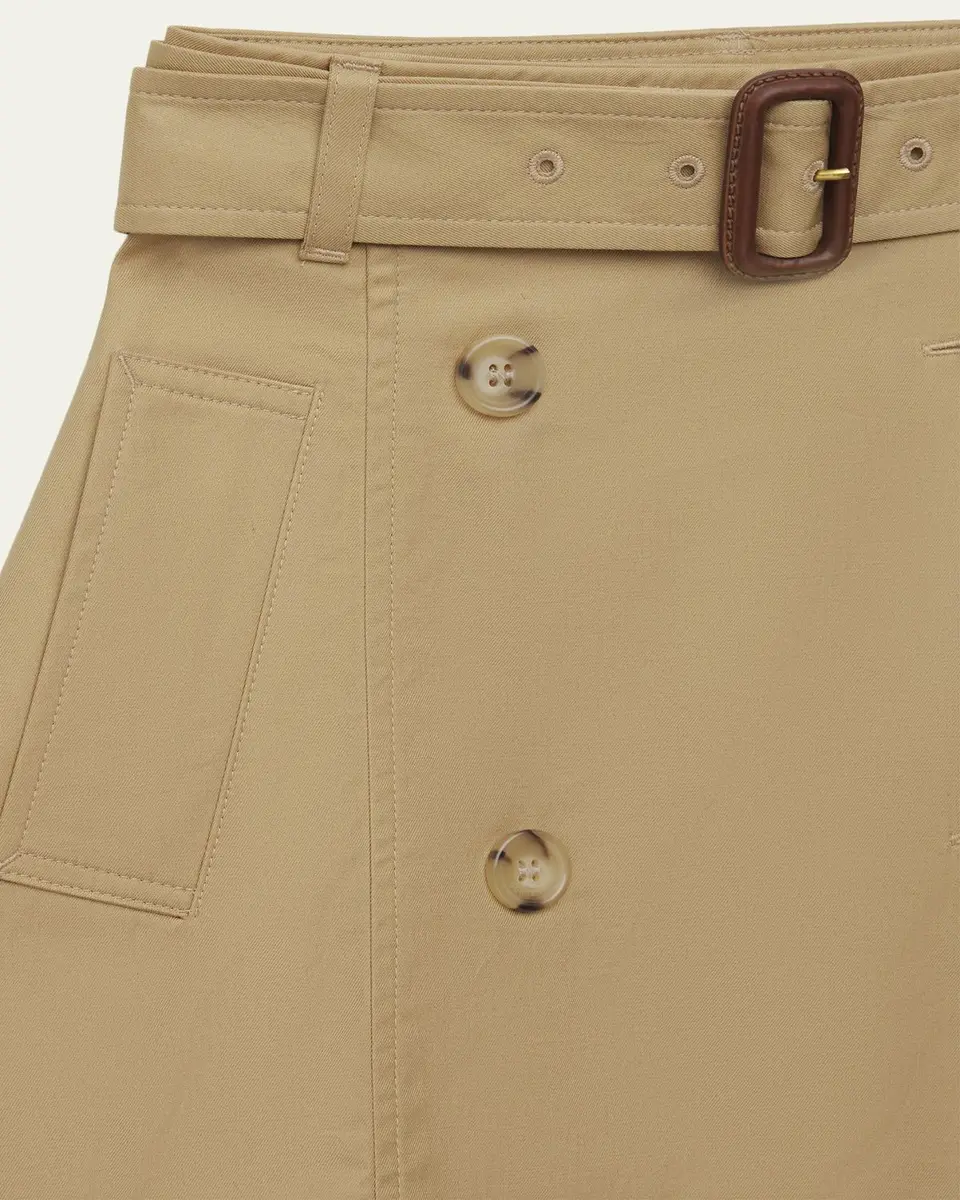Burberry Girl's Katey Cotton Trench Skirt | Thumbnail 3 Burberry Girl's Katey Cotton Trench Skirt | Thumbnail 3