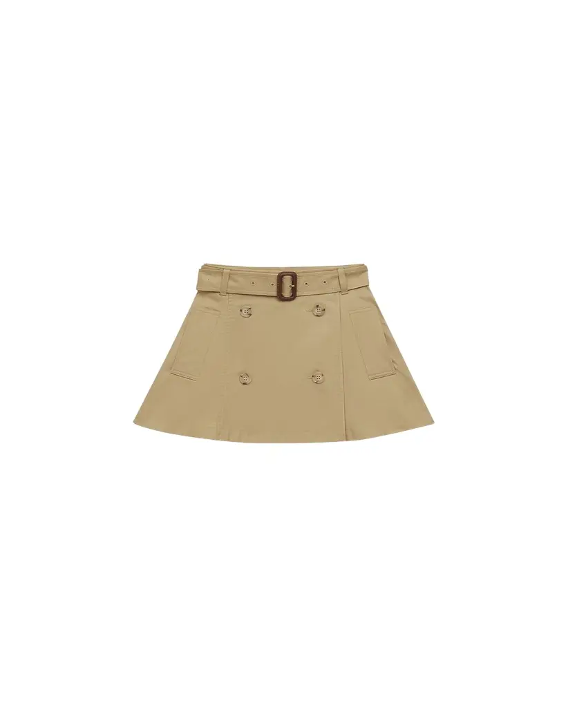 Burberry Girl's Katey Cotton Trench Skirt, Size -1 | Image 1 Burberry Girl's Katey Cotton Trench Skirt, Size -1 | Image 1