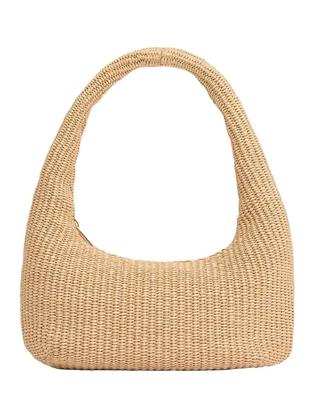 Gnocchi Mini Raffia-Effect Top-Handle Bag Gnocchi Mini Raffia-Effect Top-Handle Bag