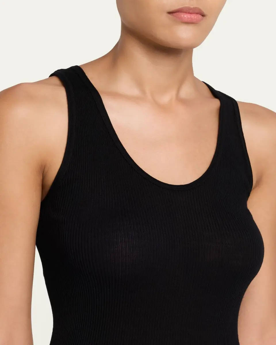 The Row Danel Wool-Silk Rib Tank Top | Thumbnail 5 The Row Danel Wool-Silk Rib Tank Top | Thumbnail 5
