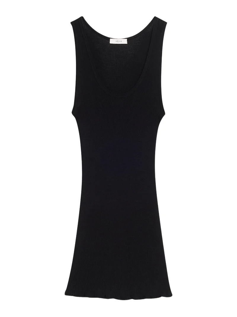 Danel Wool-Silk Rib Tank Top