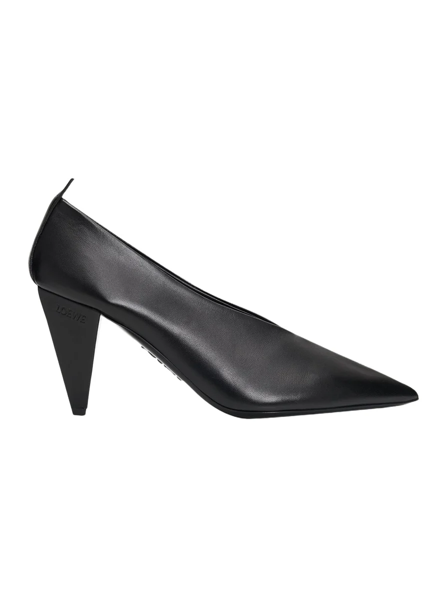 45mm Origami Cubic Leather Pumps 45mm Origami Cubic Leather Pumps