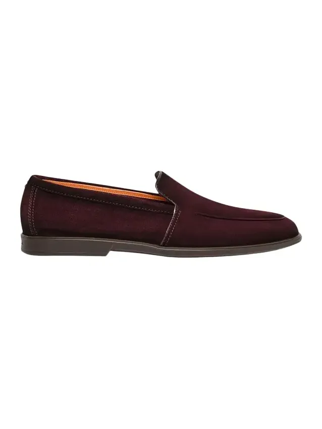 Men's Malibu Suede Apron-Toe Loafers Men's Malibu Suede Apron-Toe Loafers