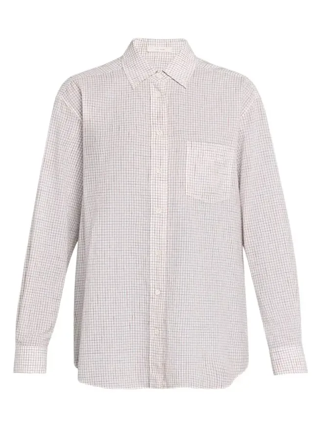 Dalan Check Cotton Poplin Button-Down Shirt Dalan Check Cotton Poplin Button-Down Shirt