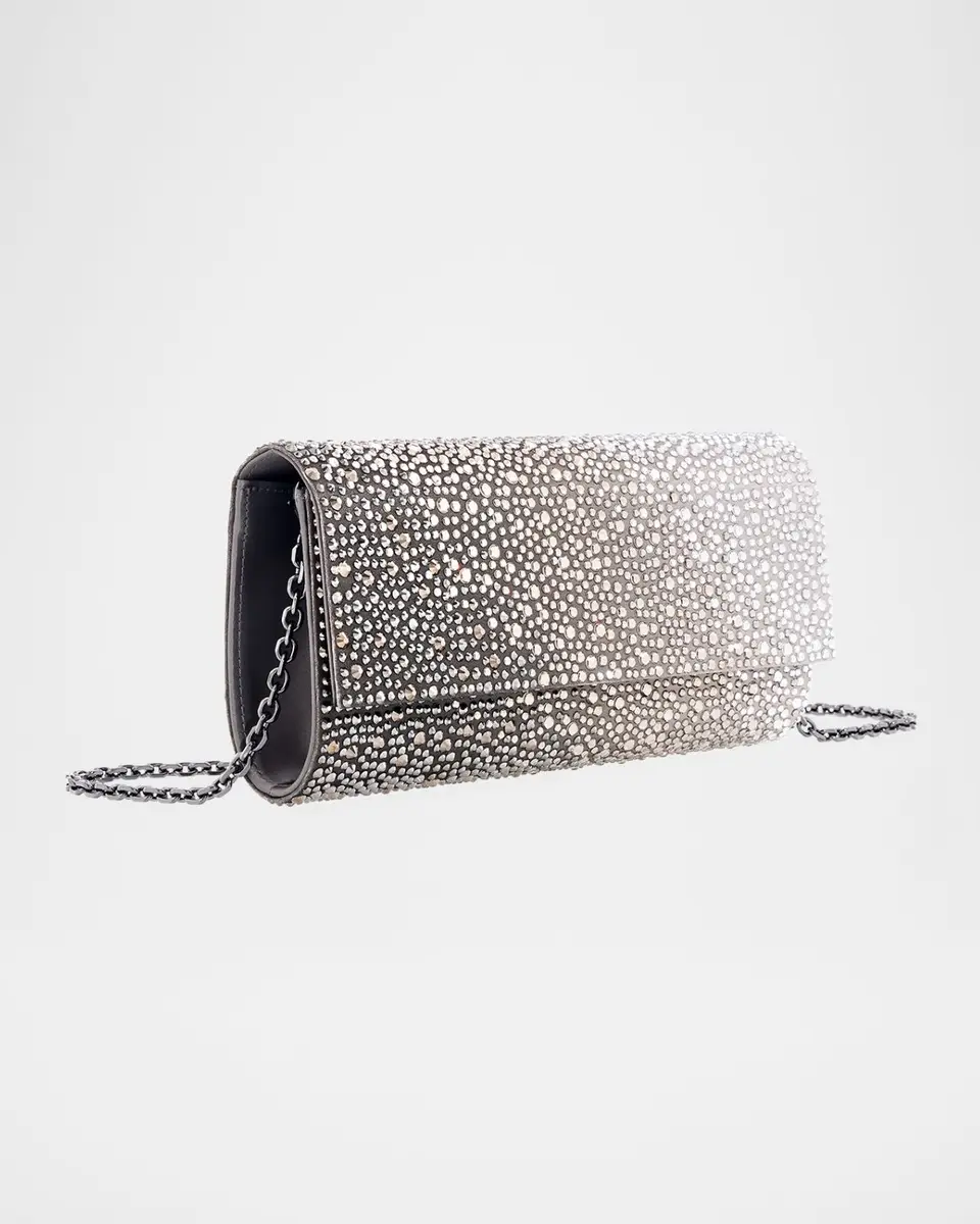 Judith Leiber Couture Perry Ombre Crystal Flap Clutch Bag | Thumbnail 3 Judith Leiber Couture Perry Ombre Crystal Flap Clutch Bag | Thumbnail 3