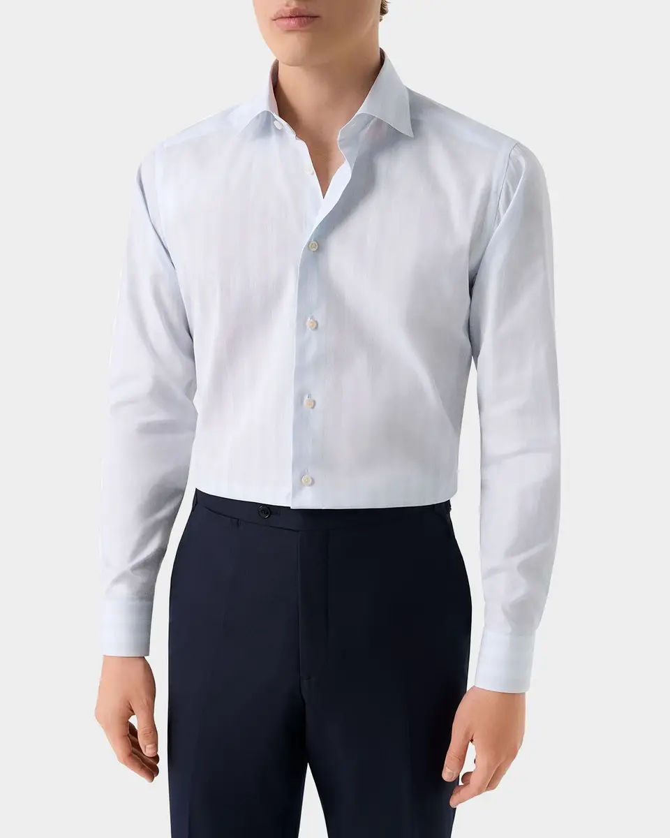 Eton Men's Signature Poplin Contemporary-Fit Dress Shirt | Thumbnail 4 Eton Men's Signature Poplin Contemporary-Fit Dress Shirt | Thumbnail 4