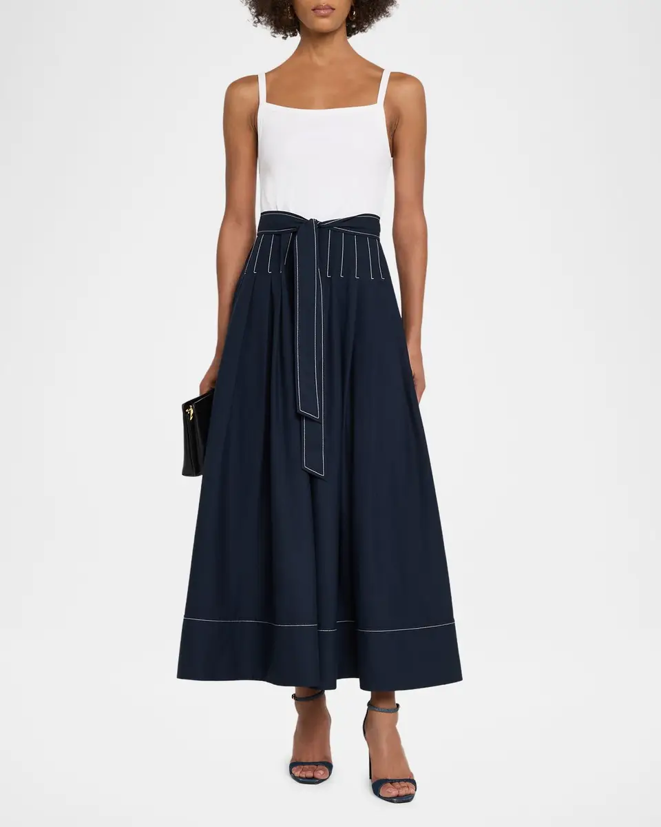 Cinq à Sept Olivia Layered Denim Dress | Thumbnail 2