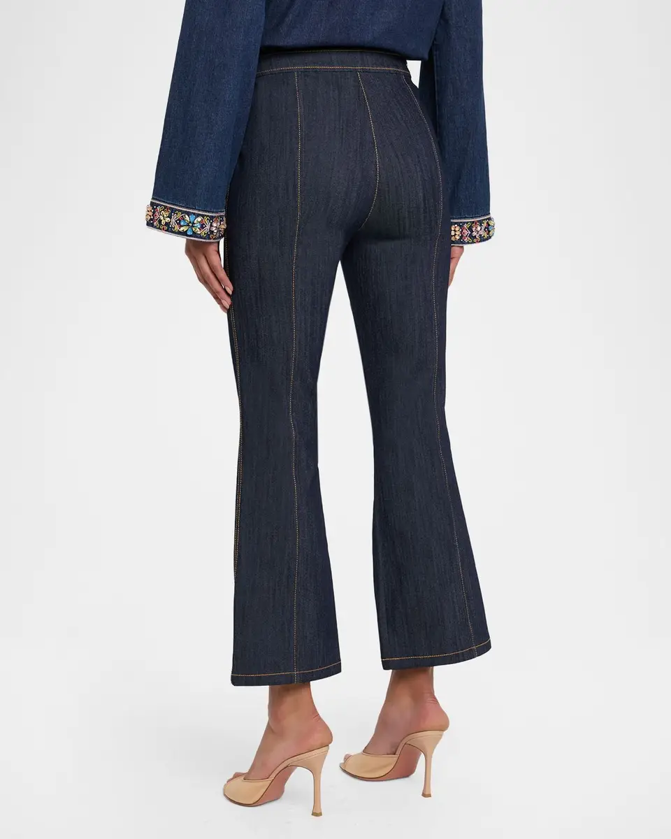 Cinq à Sept Azure Skinny Flare Jeans | Thumbnail 3