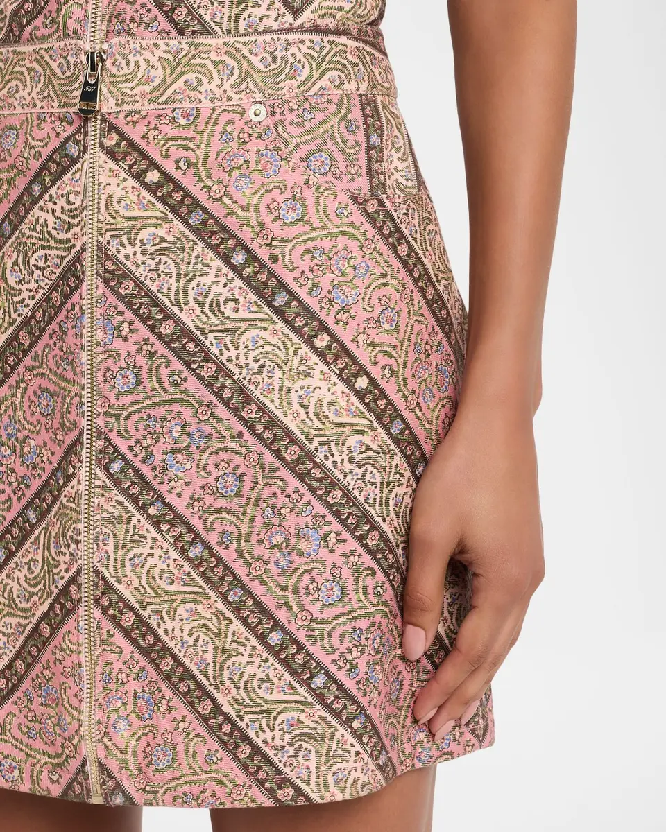 Cinq à Sept Pepper Paisley Mini Skirt | Thumbnail 5 Cinq à Sept Pepper Paisley Mini Skirt | Thumbnail 5