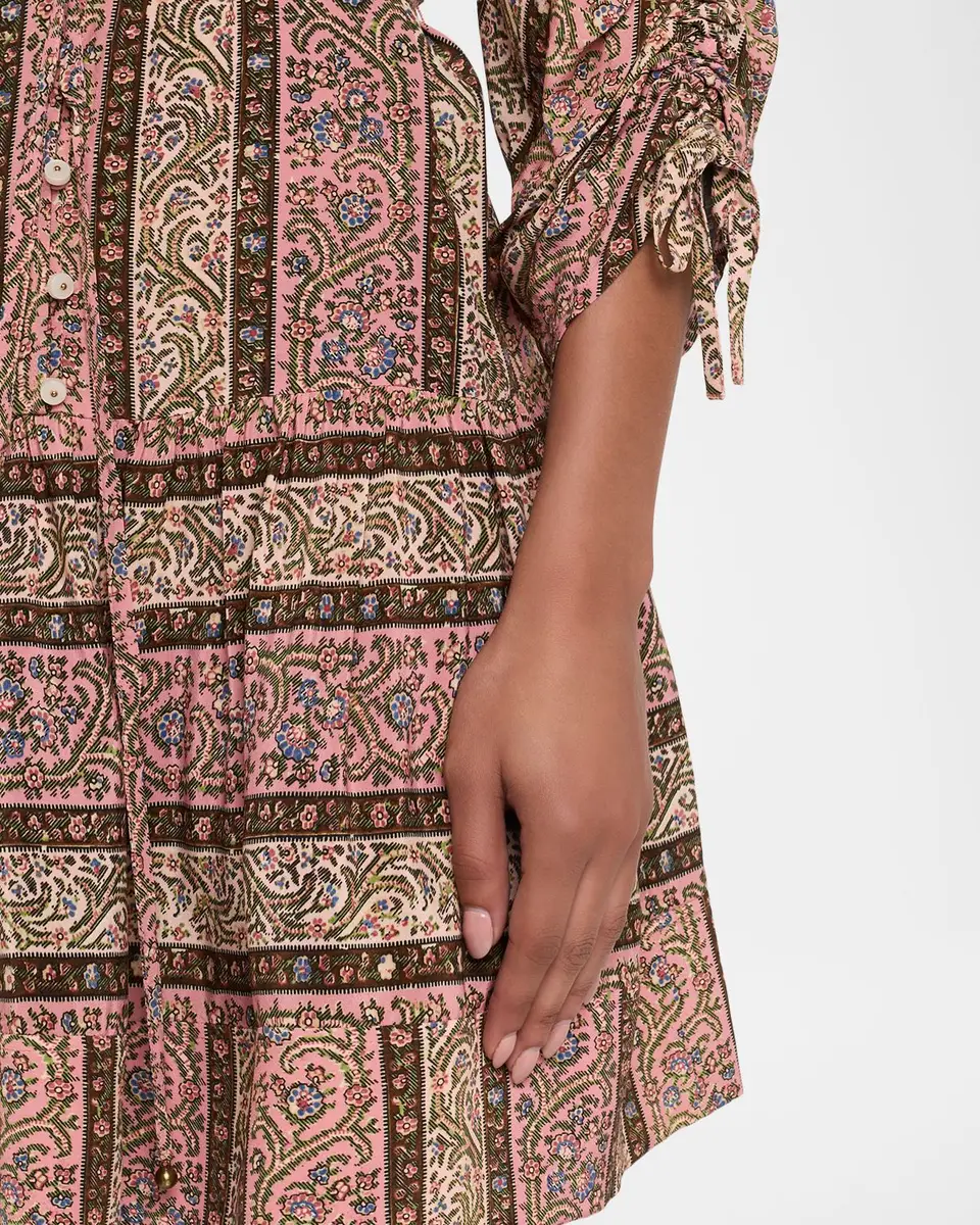 Cinq à Sept Pepper Paisley Mini Shirtdress | Thumbnail 5 Cinq à Sept Pepper Paisley Mini Shirtdress | Thumbnail 5