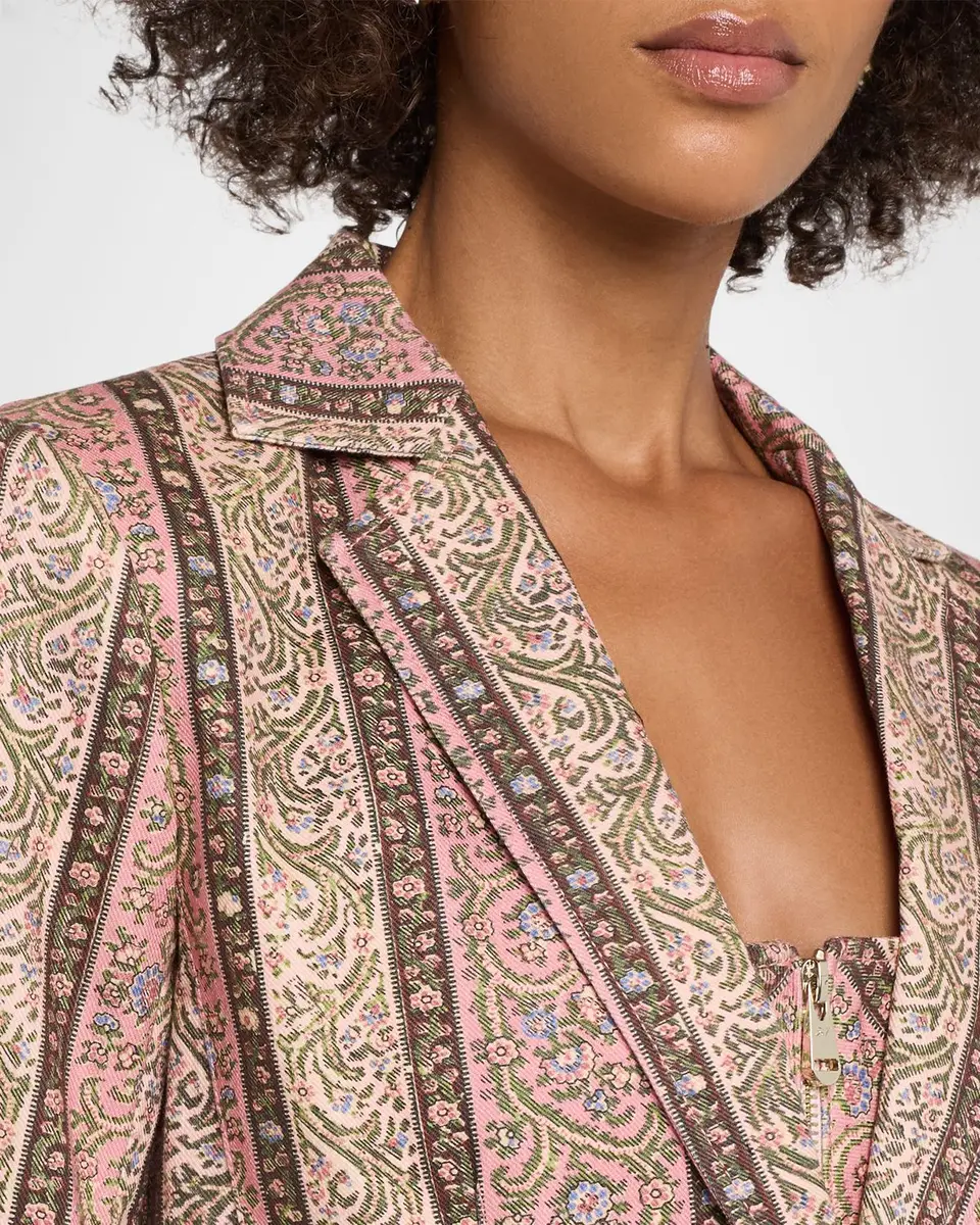 Cinq à Sept Pepper Paisley Single-Breasted Blazer | Thumbnail 5 Cinq à Sept Pepper Paisley Single-Breasted Blazer | Thumbnail 5