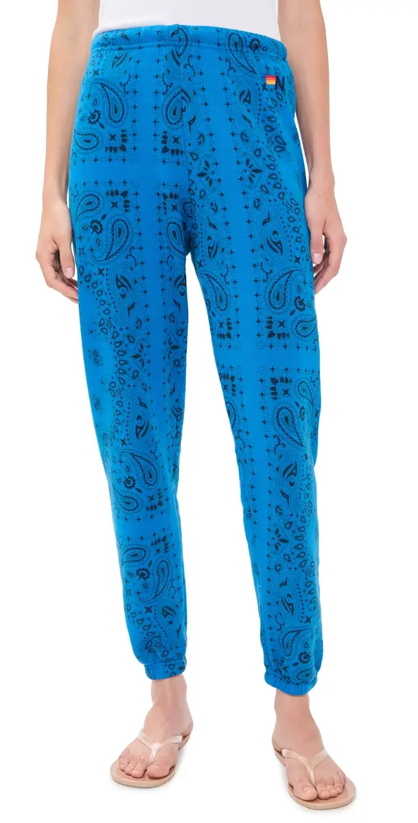 Aviator Nation Bandana weatpants Adventure Blue | Image 1 Aviator Nation Bandana weatpants Adventure Blue | Image 1