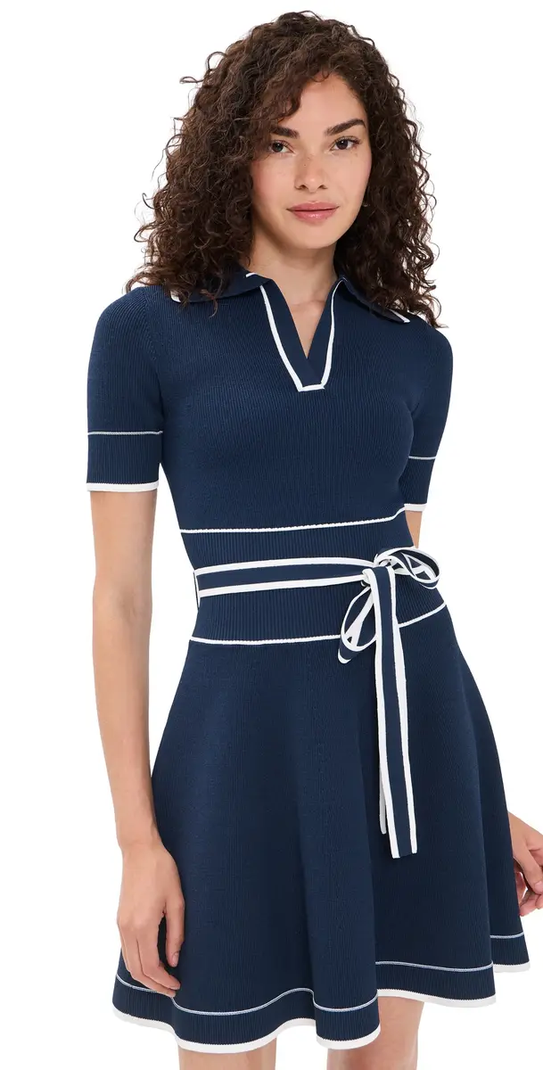 Shoshanna aren Dress Navy/ | Image 1 Shoshanna aren Dress Navy/ | Image 1
