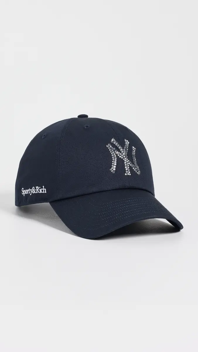 Sporty & Rich Yankees Krystal Cap | Thumbnail 2 Sporty & Rich Yankees Krystal Cap | Thumbnail 2