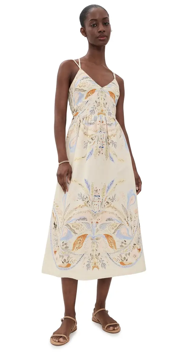 Cleobella aryam Midi Dress Goleta Print | Image 1 Cleobella aryam Midi Dress Goleta Print | Image 1