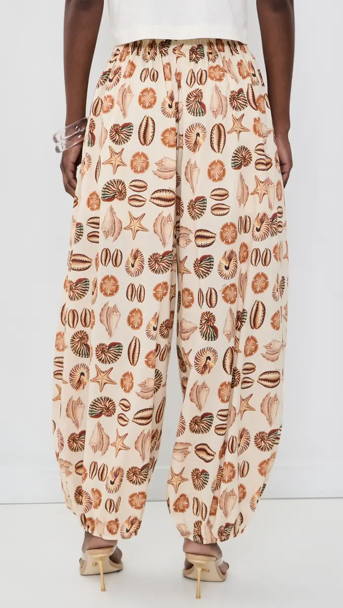 Farm Rio Marine Shells Sand Balloon Pants | Thumbnail 3