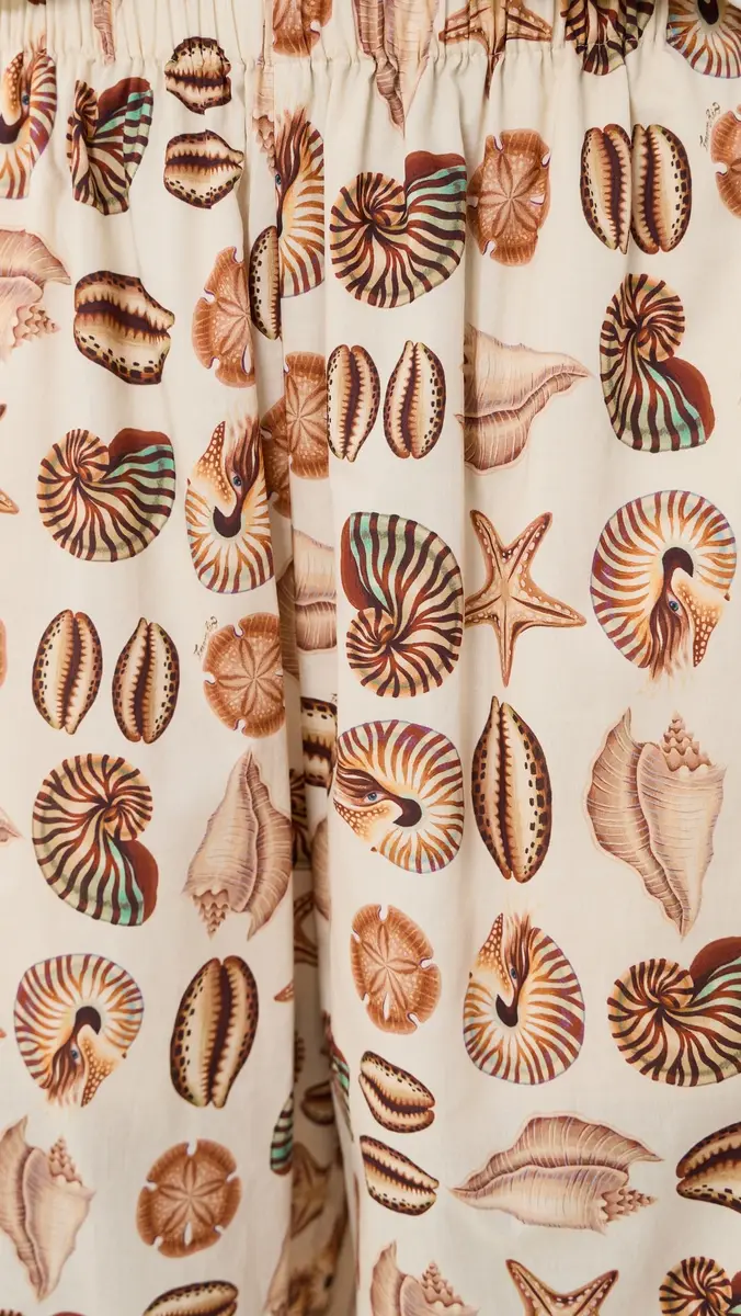 Farm Rio Marine Shells Sand Balloon Pants | Thumbnail 6