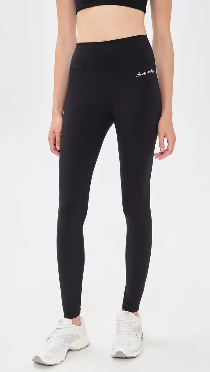 Sporty & Rich Signature Logo Full Leggings | Thumbnail 2
