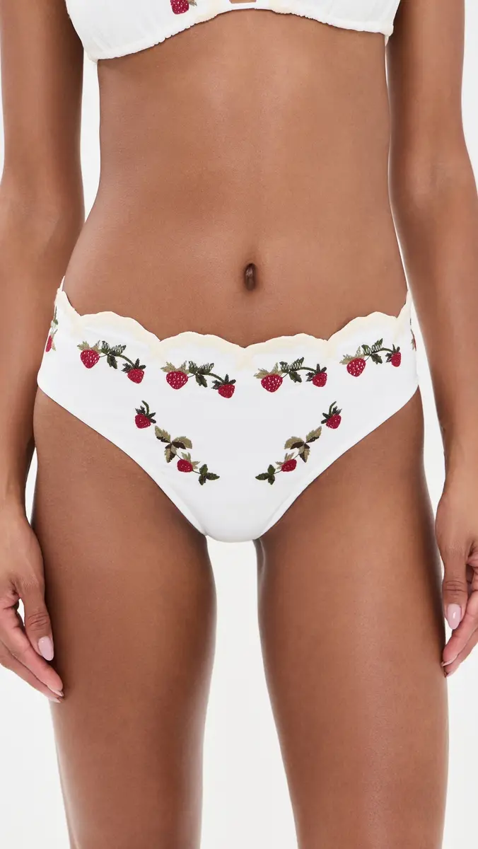 Sea Bindi Strawberry Scallop Bikini Bottoms | Thumbnail 2 Sea Bindi Strawberry Scallop Bikini Bottoms | Thumbnail 2