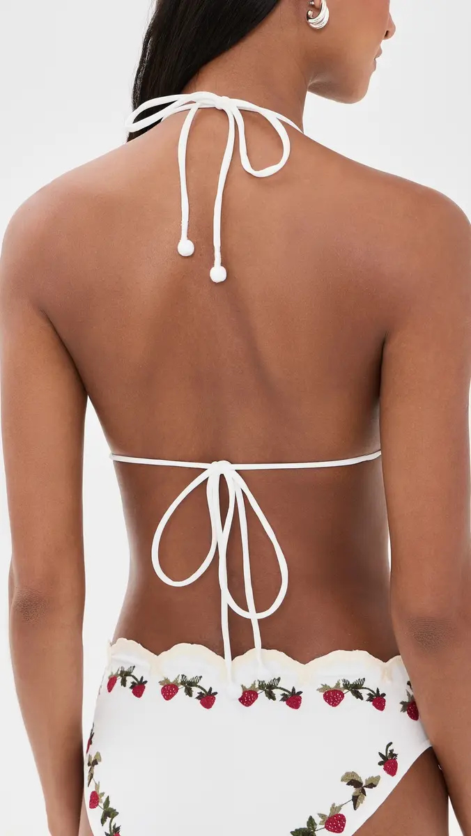 Sea Bindi Strawberry Scallop Bikini Top | Thumbnail 3 Sea Bindi Strawberry Scallop Bikini Top | Thumbnail 3