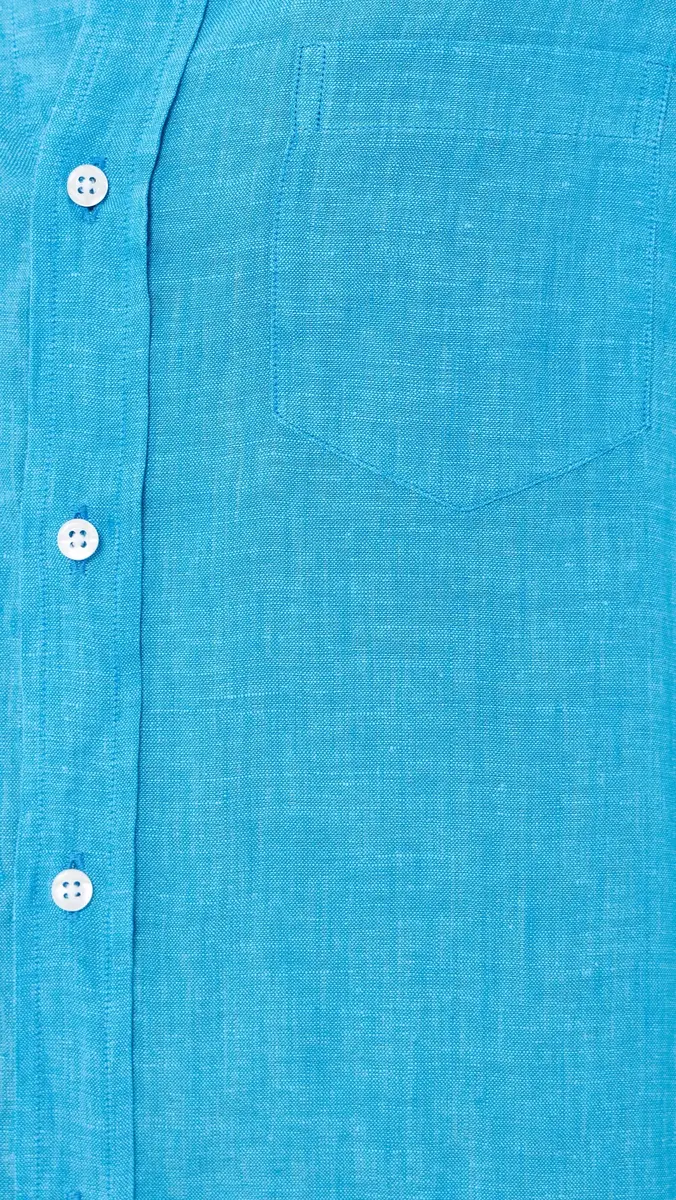 FRANK & EILEEN Classic inen Shirtdress Turquoise inen | Thumbnail 6 FRANK & EILEEN Classic inen Shirtdress Turquoise inen | Thumbnail 6