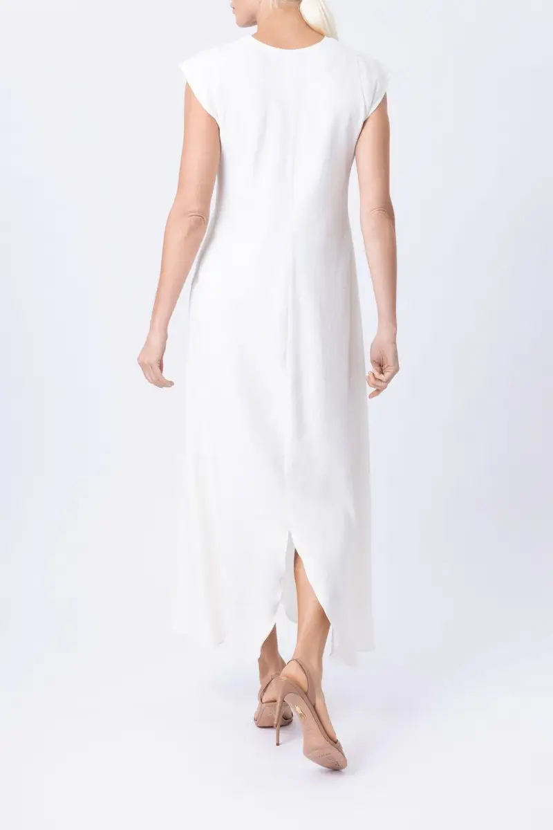 PETER COHEN Doves Maxi Dress - Salt | Thumbnail 4