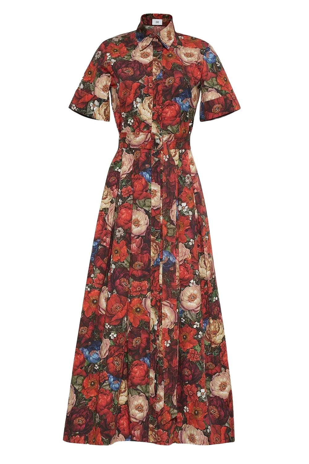Adam Lippes Leighton Dress - Ruby Floral