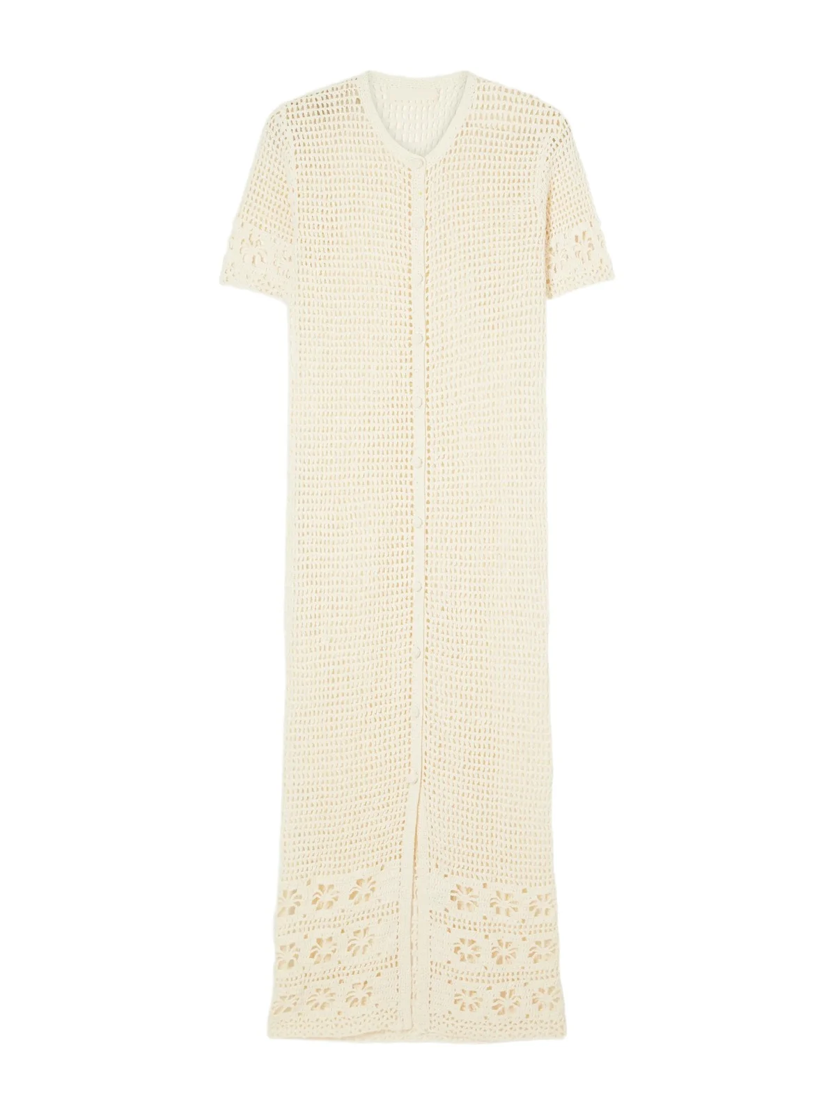 Terry Puesto Poolside Crochet-knit Organic-cotton Coverup
